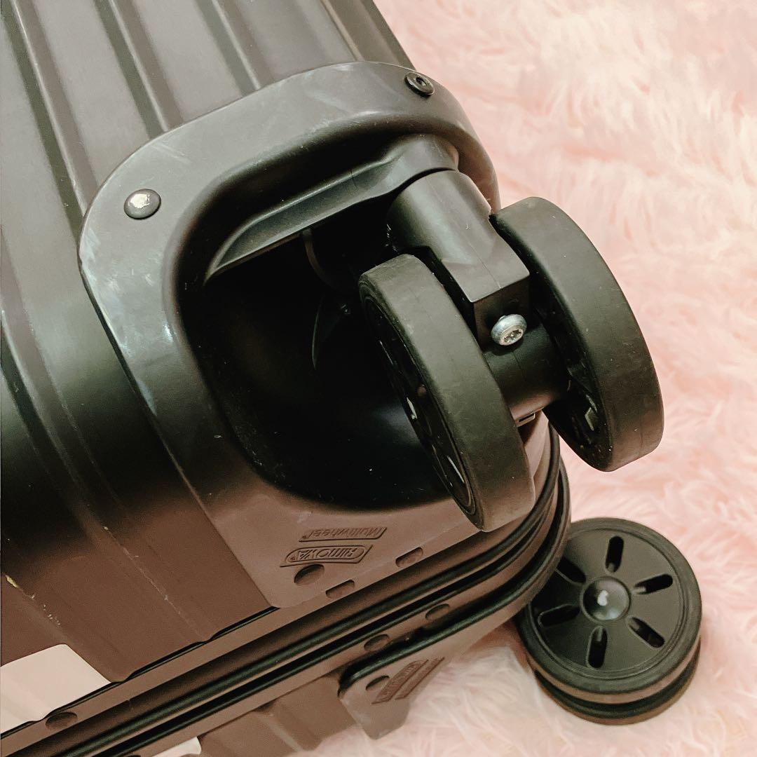 supreme RIMOWA コラボ キャリーケース 45L ブラック