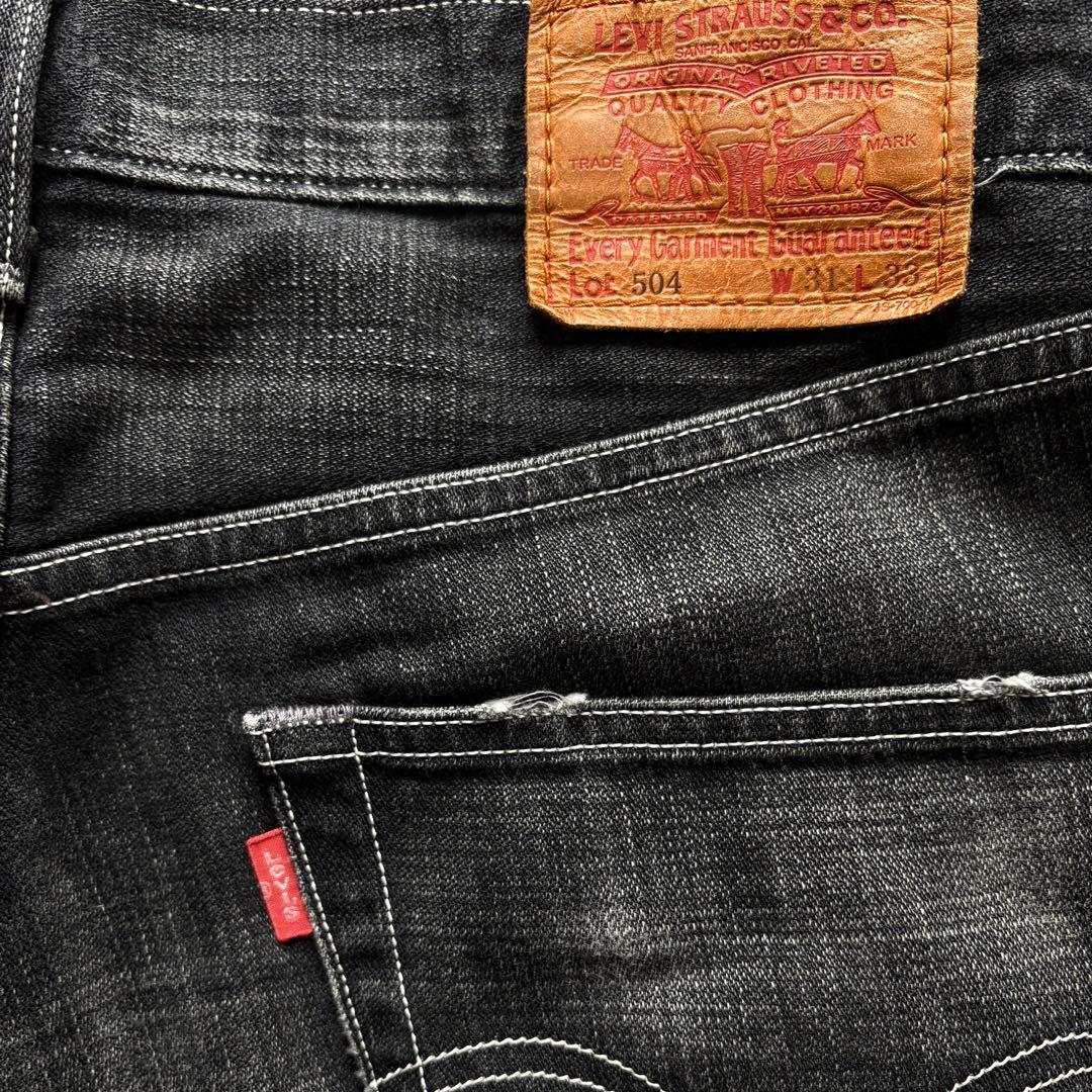 【完売品】リーバイス 569 504 501 ブラック バギーデニム 501XX
