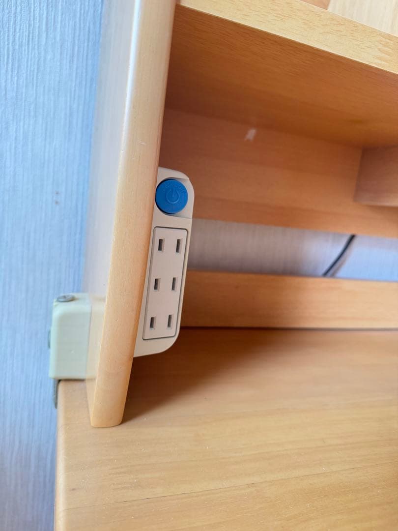 木製学習机 インバーター照明付き