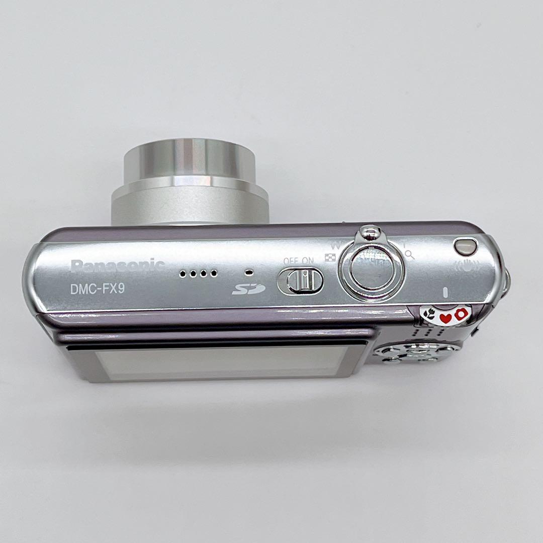 【美品】Panasonic LUMIX DMC-FX9 モーブグレー オールド