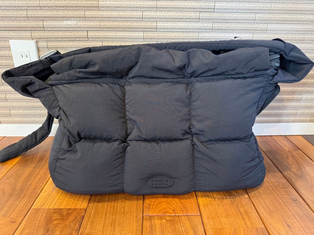 ★美品★DOUBLE COMMA ダブルコンマ CLOUD BAG 韓国 黒