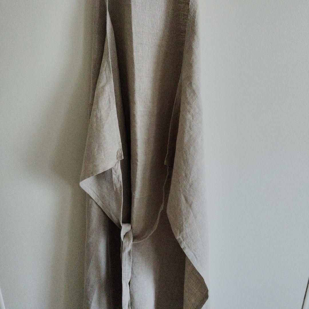 エプロン　麻100%　LIBECOリベコ　ベルギー製 未使用