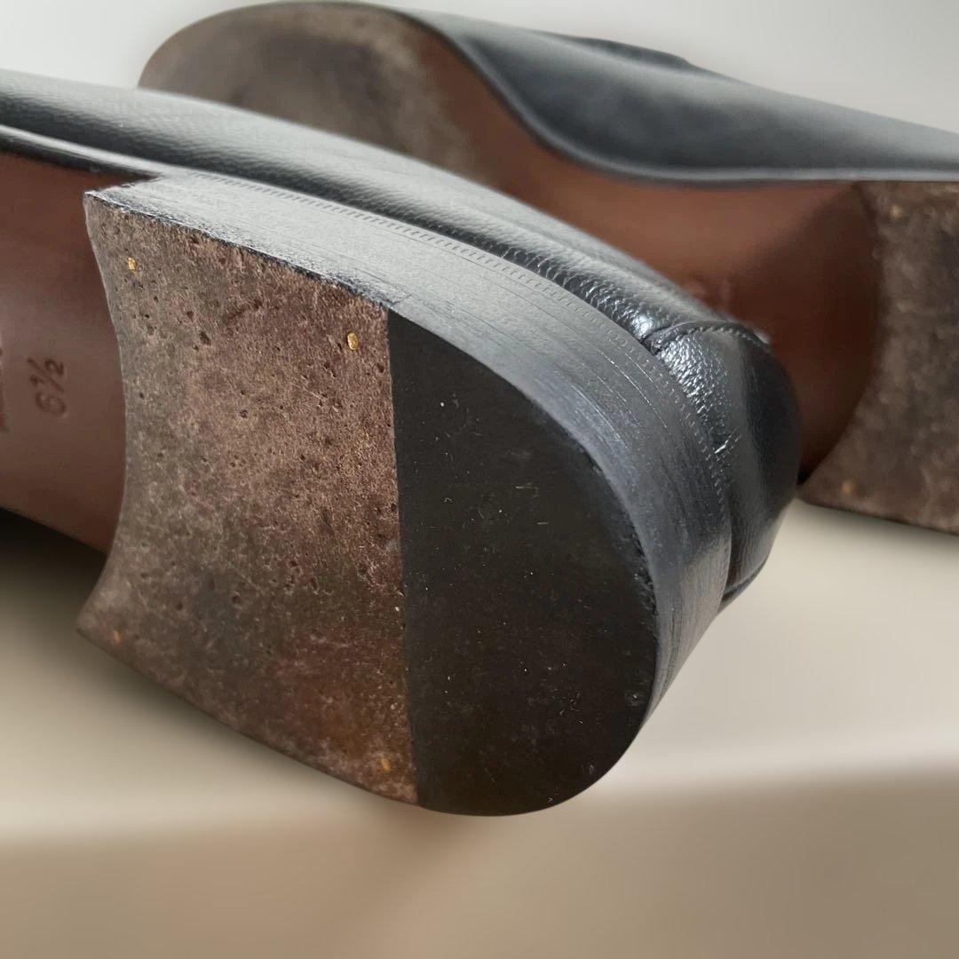 RCAFビームスFレザービットローファー黒61\2