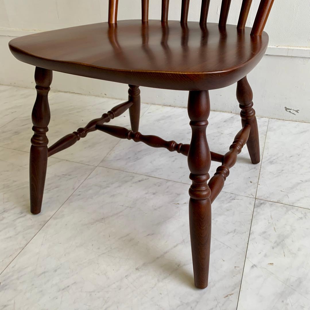 【柏木工】ウィンザーチェア／ダイニングチェア／飛騨家具 ①