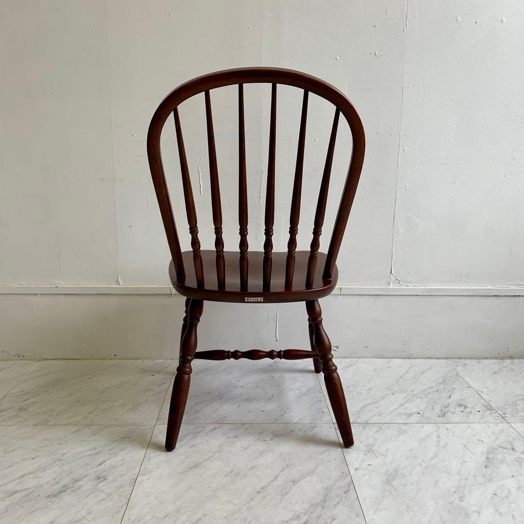 【柏木工】ウィンザーチェア／ダイニングチェア／飛騨家具 ①