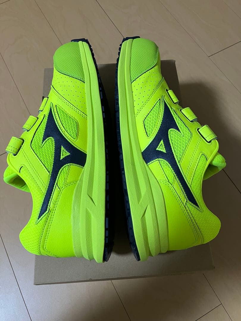 Mizuno 蛍光イエロー 安全靴 オールマイティLSII22 29cm