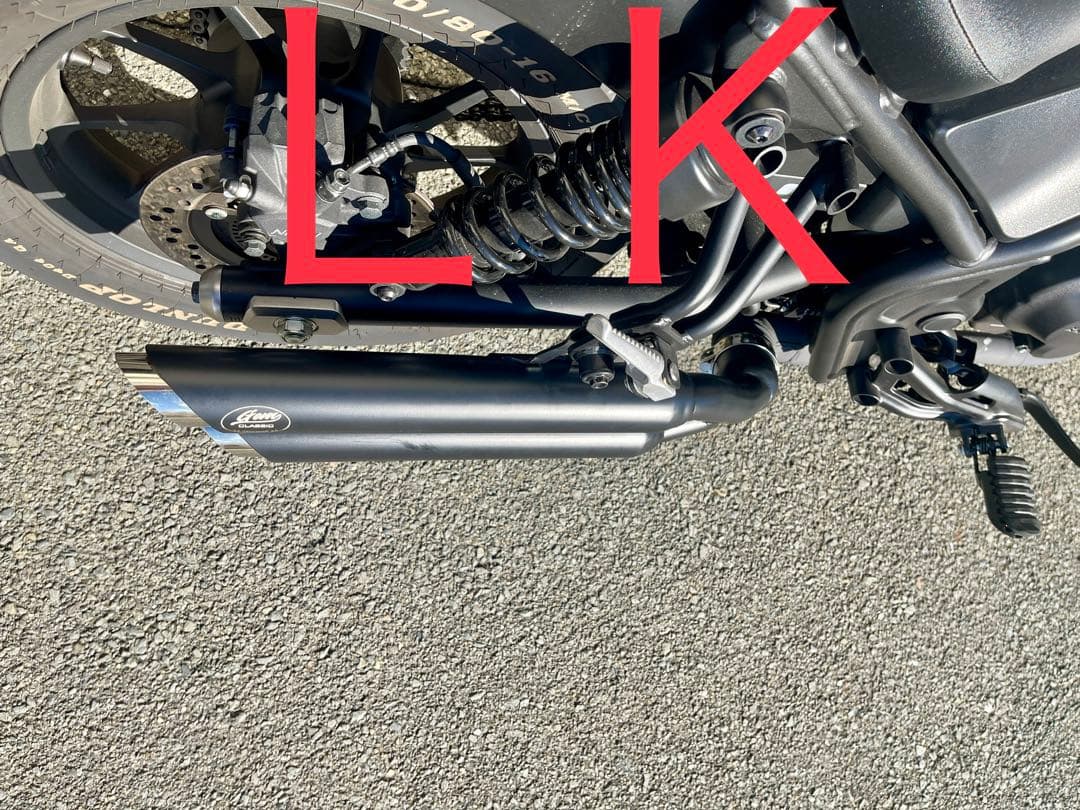 【2023年式モデル〜対応】新型レブル250用 マフラー gemspeed製V4