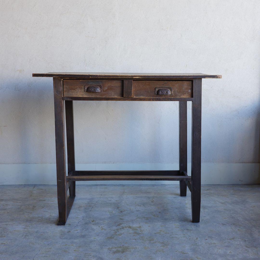 レトロな平机　展示台　作業台　ダイニングテーブル