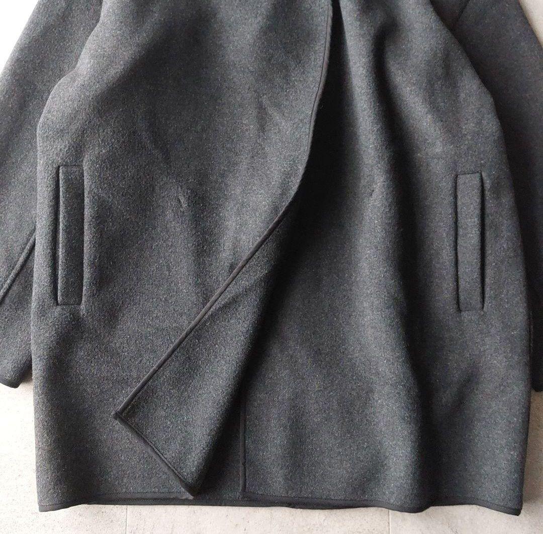 ガリャルダガランテ パイピング ウール リバーコート ハーフガウン