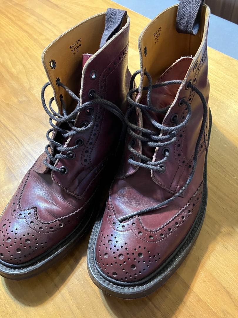 Tricker's トリッカーズ　カントリーブーツ　（サイズ約26.0cm）