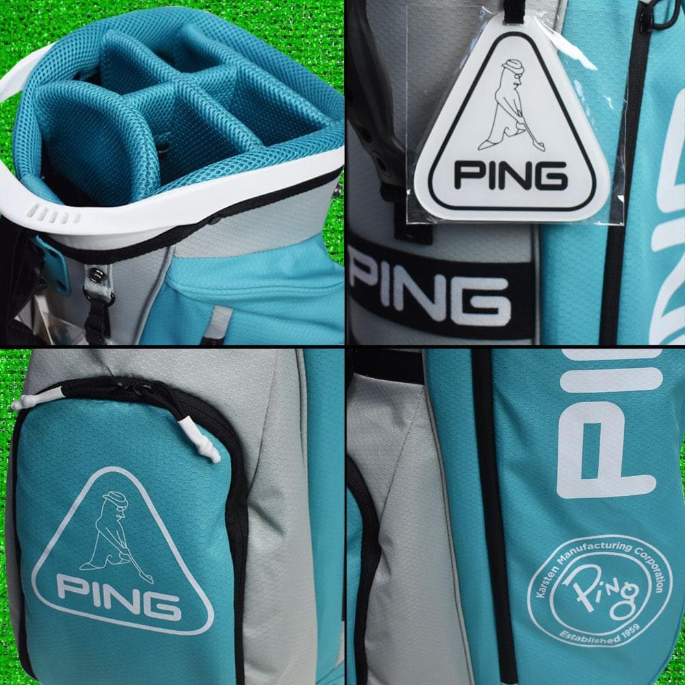 PING GOLF ピン ゴルフ 軽量キャディバッグ９.５型【ミント】新品！