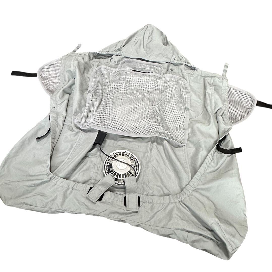 【美品】ベビーホッパー　空調抱っこひもカバー　BabyHopper グレー