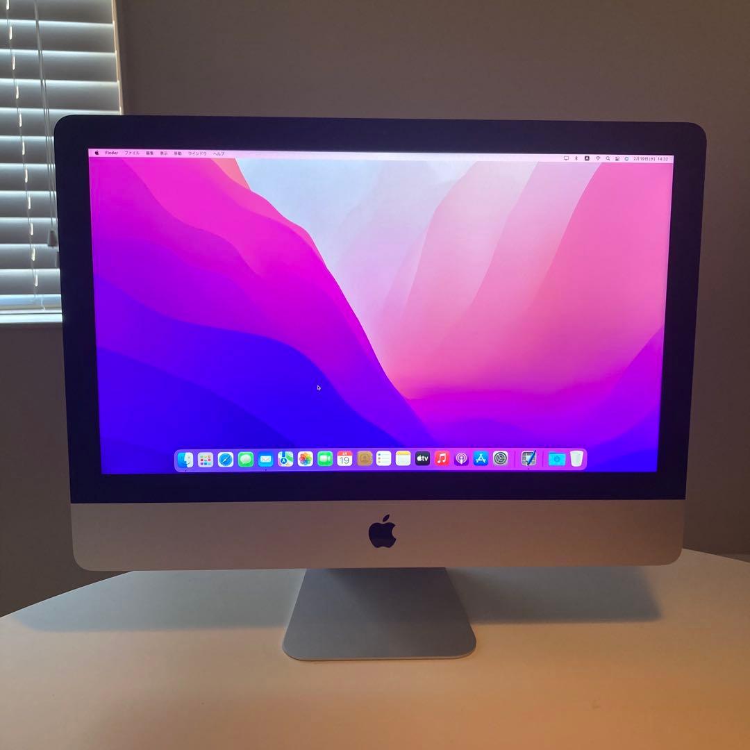 【美品】iMac 21.5-inch, Late 2015,i5,SSD