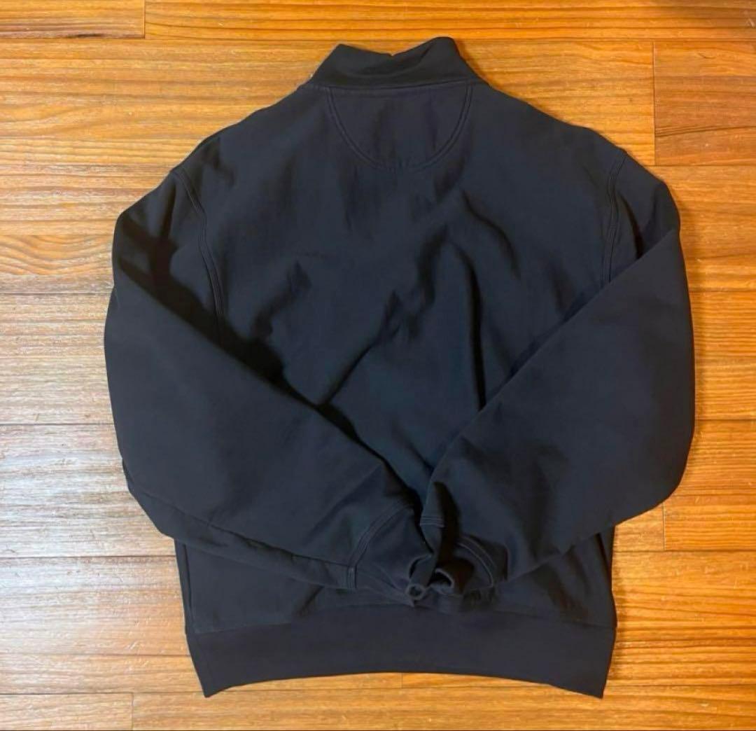 Stussy ハーフジップ スウェット 黒Mサイズ