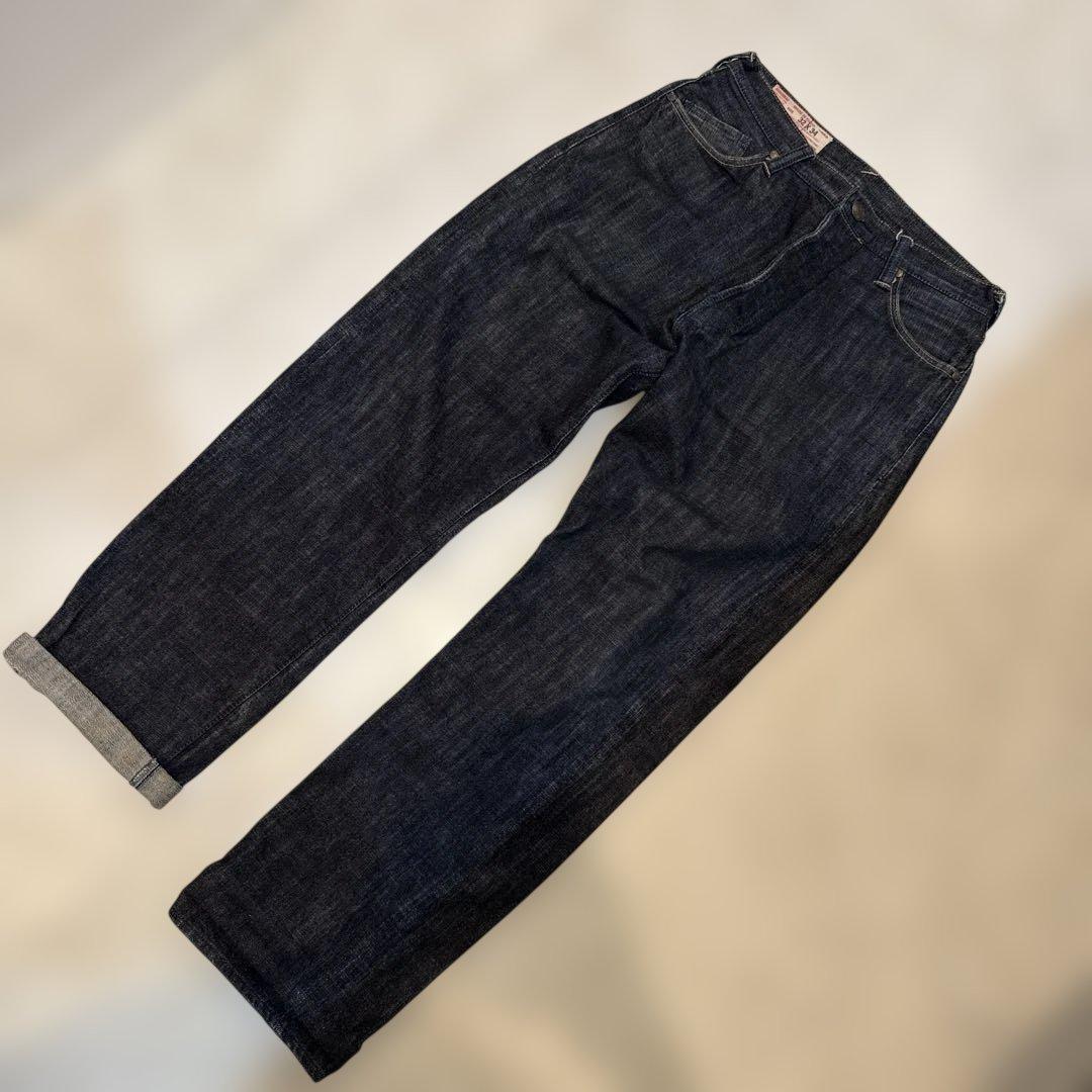 YAMANE EVISU デニムパンツ 32x34 ゴールドカモメ　ホワイト