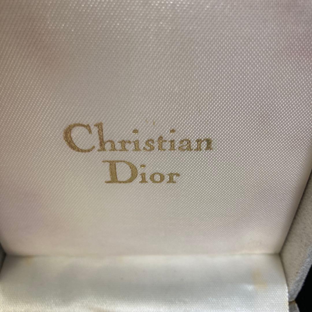 Dior ロゴブローチ シルバー クリスタル