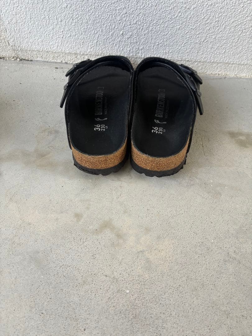値下げ！Birkenstock ブラック サンダル 36 チューリッヒ　ビルケン