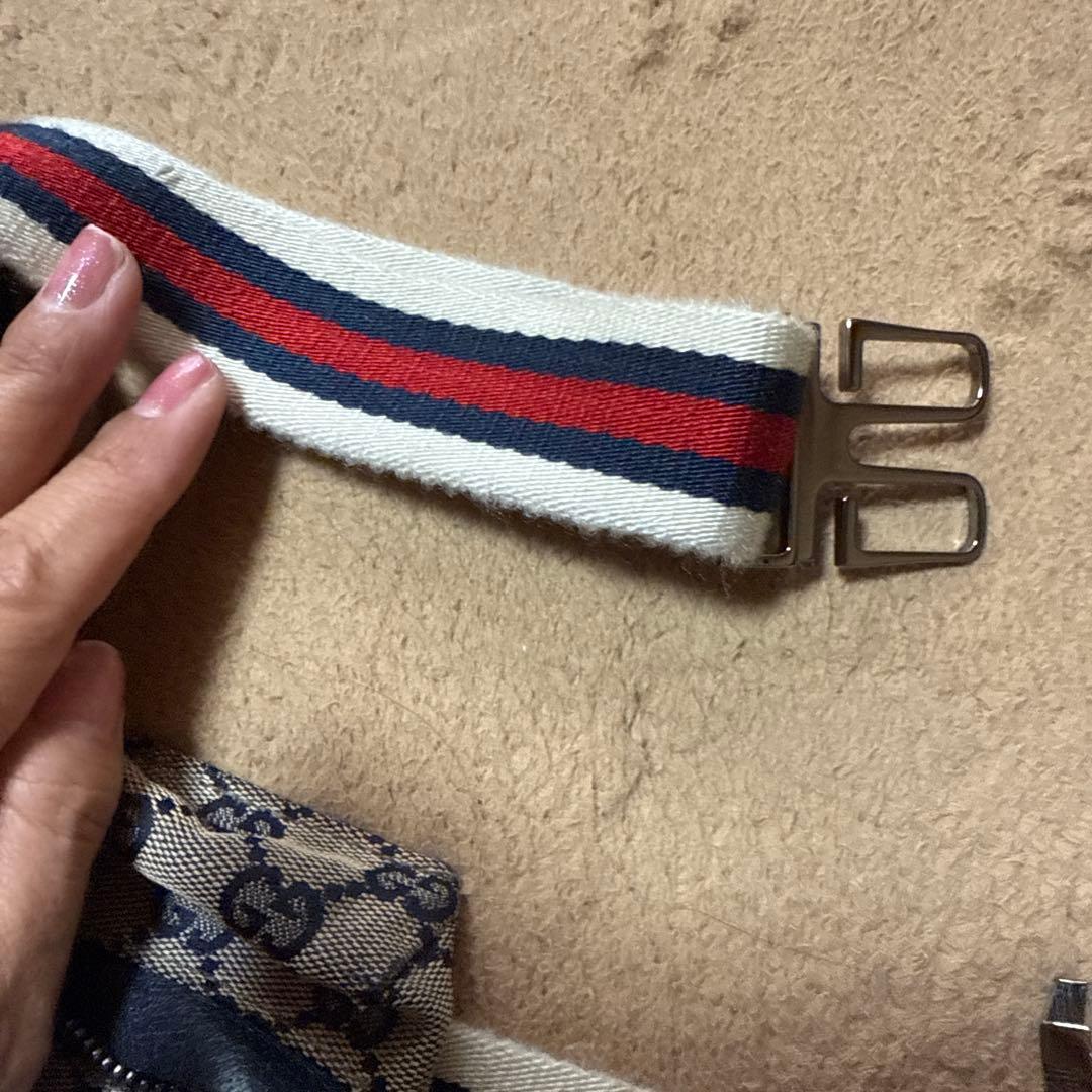 グッチ GUCCI ウエストバッグ シェリーライン 28566 GG キャンバス