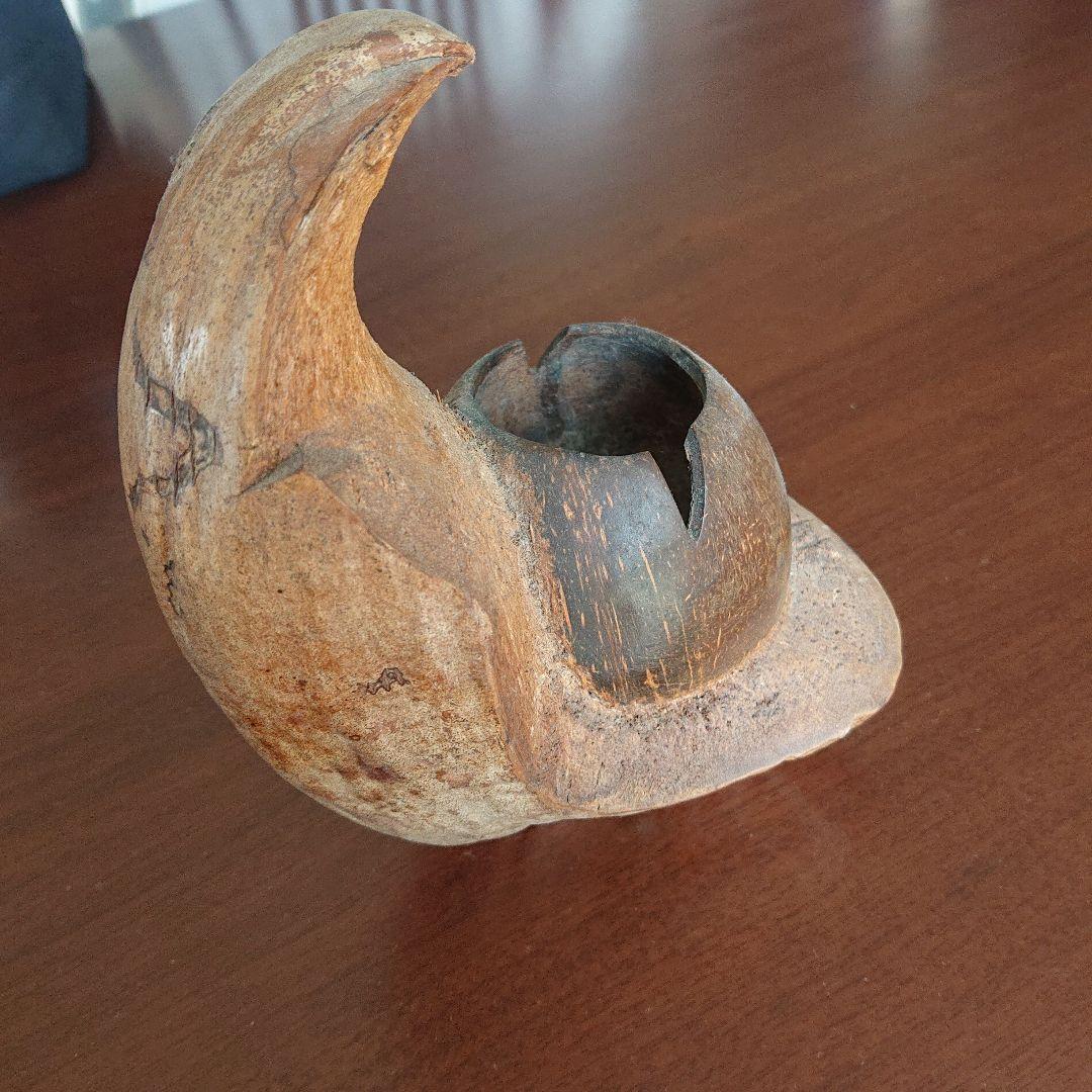 アンティーク灰皿木製鷹鷲