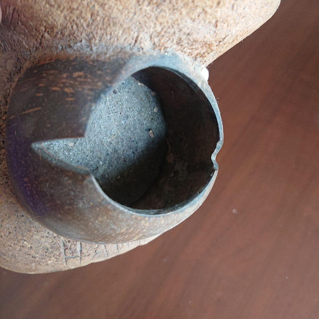 アンティーク灰皿木製鷹鷲