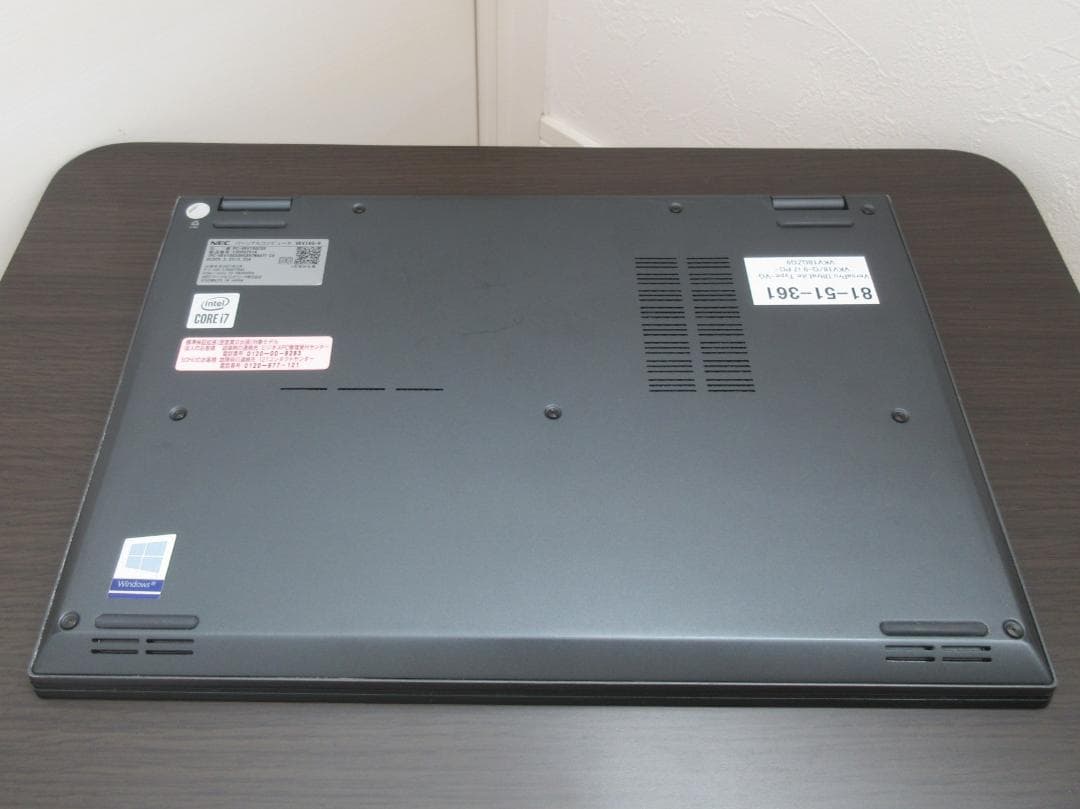 NEC ノートPC i7 10世代 16G 256G Win11 Office