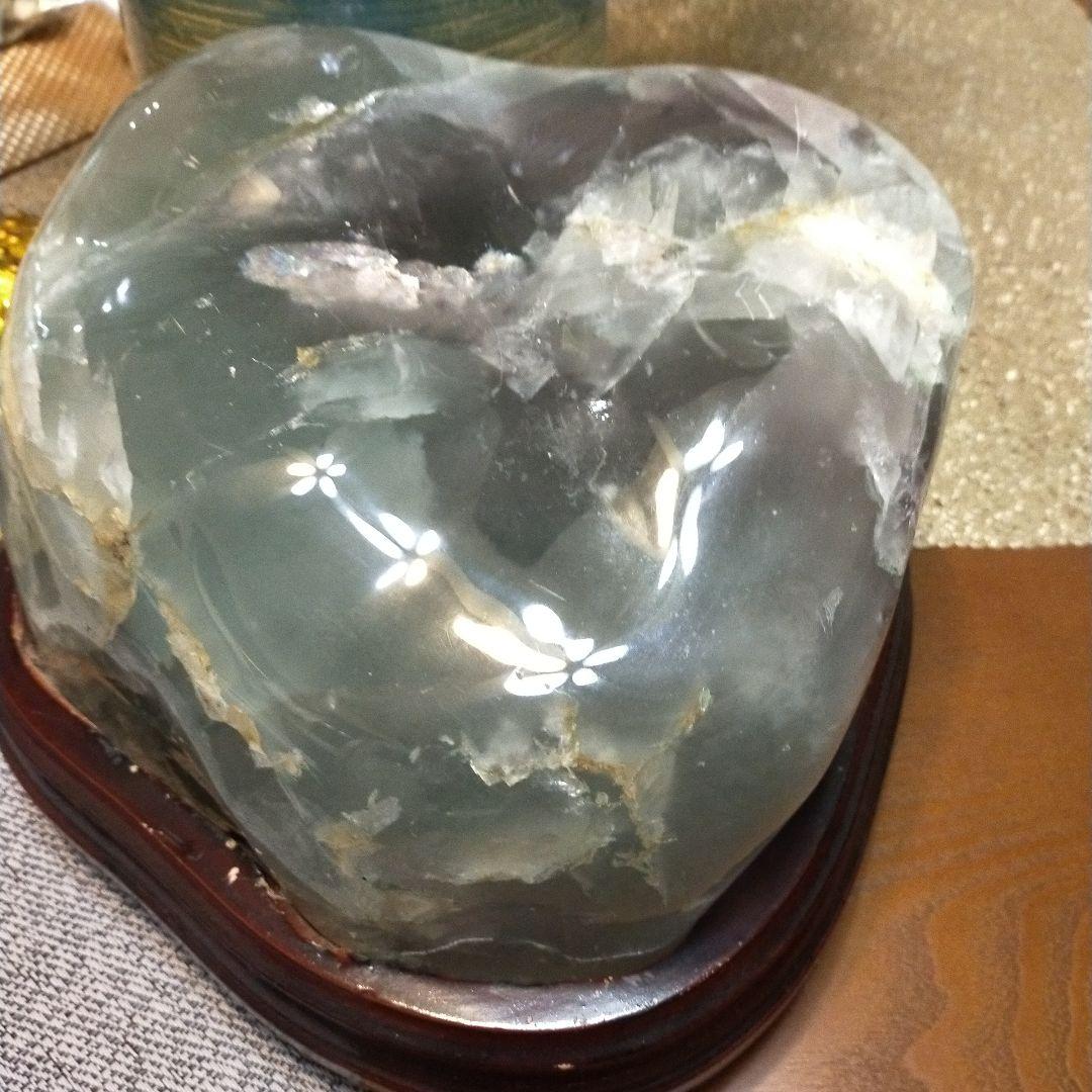 特大　最高の癒し.グリーンフローライト １４kg原石(購入者特典有り)