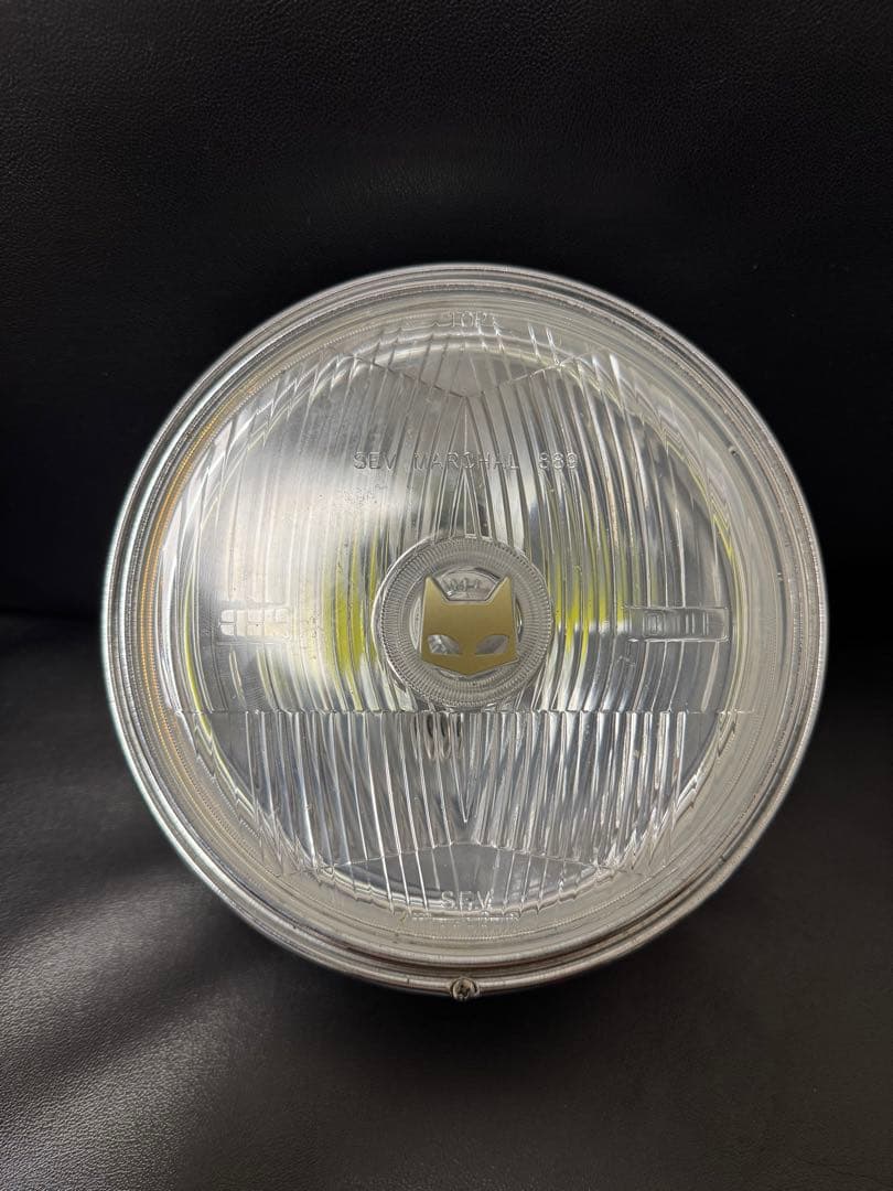 マーシャル　180パイ　889 クリア　LEDバルブ　メッキ鉄ケース付き　クリア