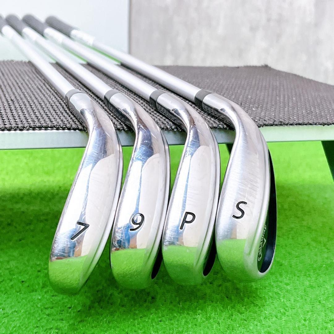 良品 キャロウェイ ソレイル Solaire アイアン4本 右打ち レディース