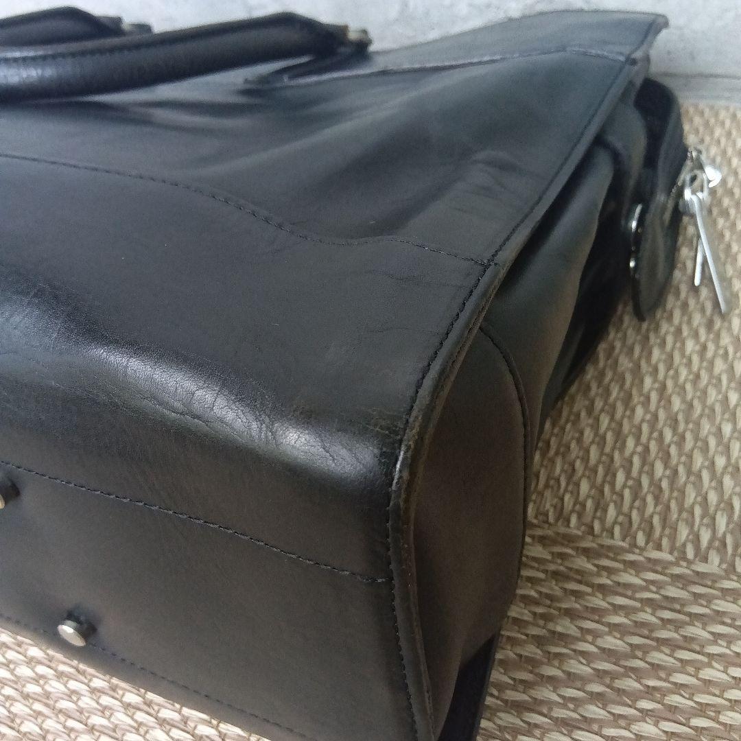 【ヴィンテージ】アニアリ Aniary ブリーフケース 本革 黒 A4 ビジネス