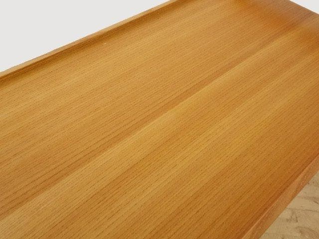 北海道手作り家具　ケヤキ材（引出付）　木製　ワゴン