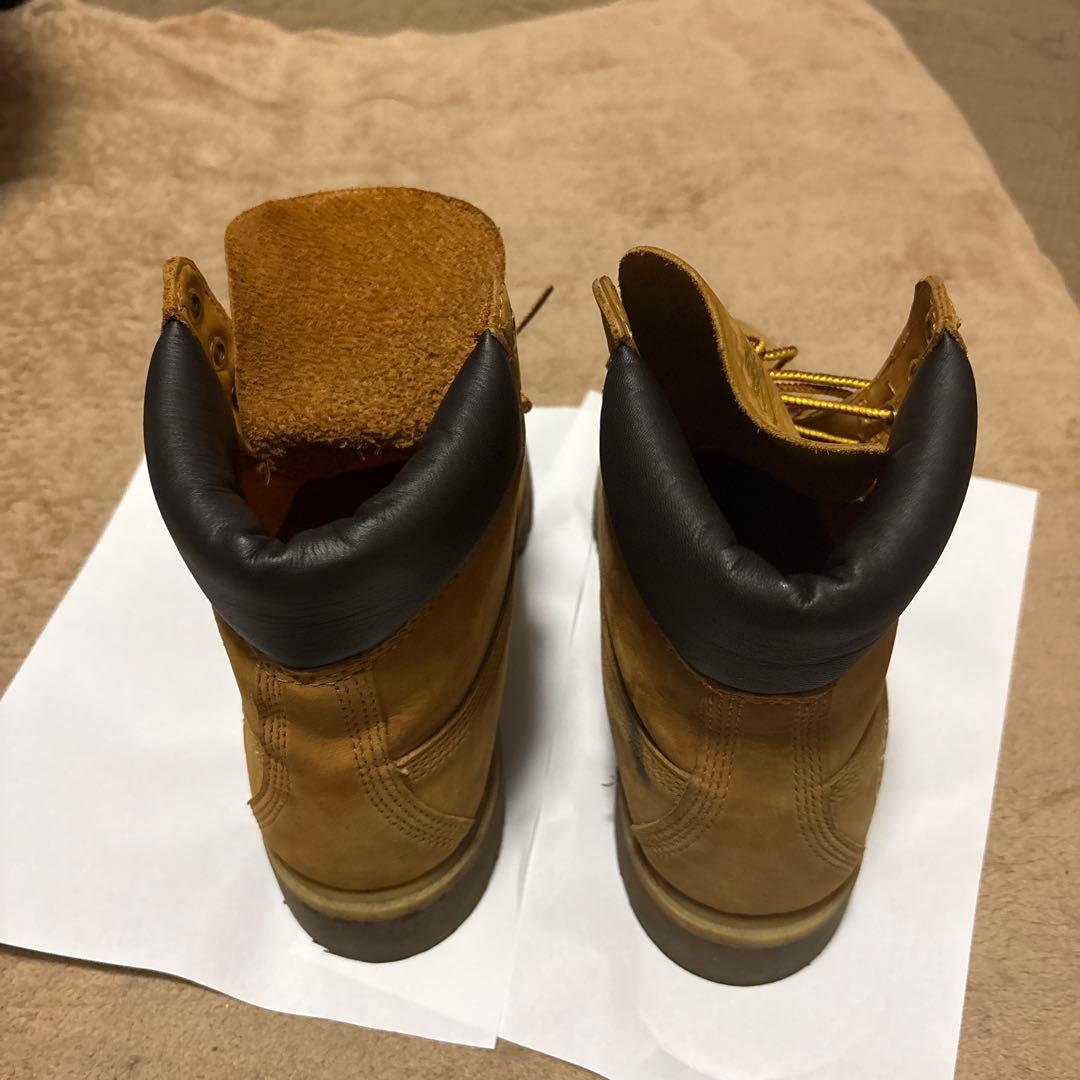 Timberland ブラウンレザー ハイカットブーツ