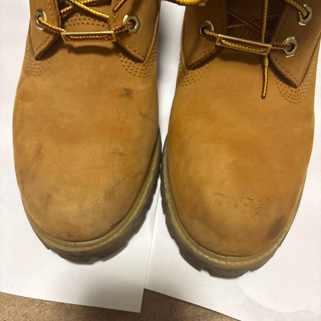 Timberland ブラウンレザー ハイカットブーツ