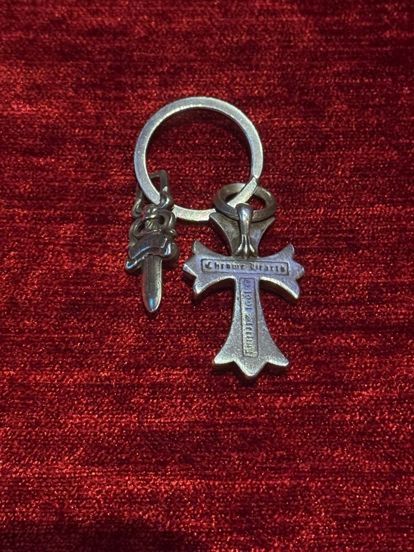 クロムハーツ　スモールCHキーリング　ダガー