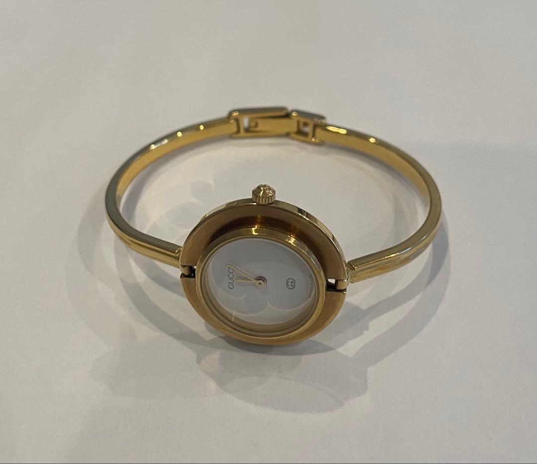GUCCI チェンジベゼル　ゴールドウォッチ