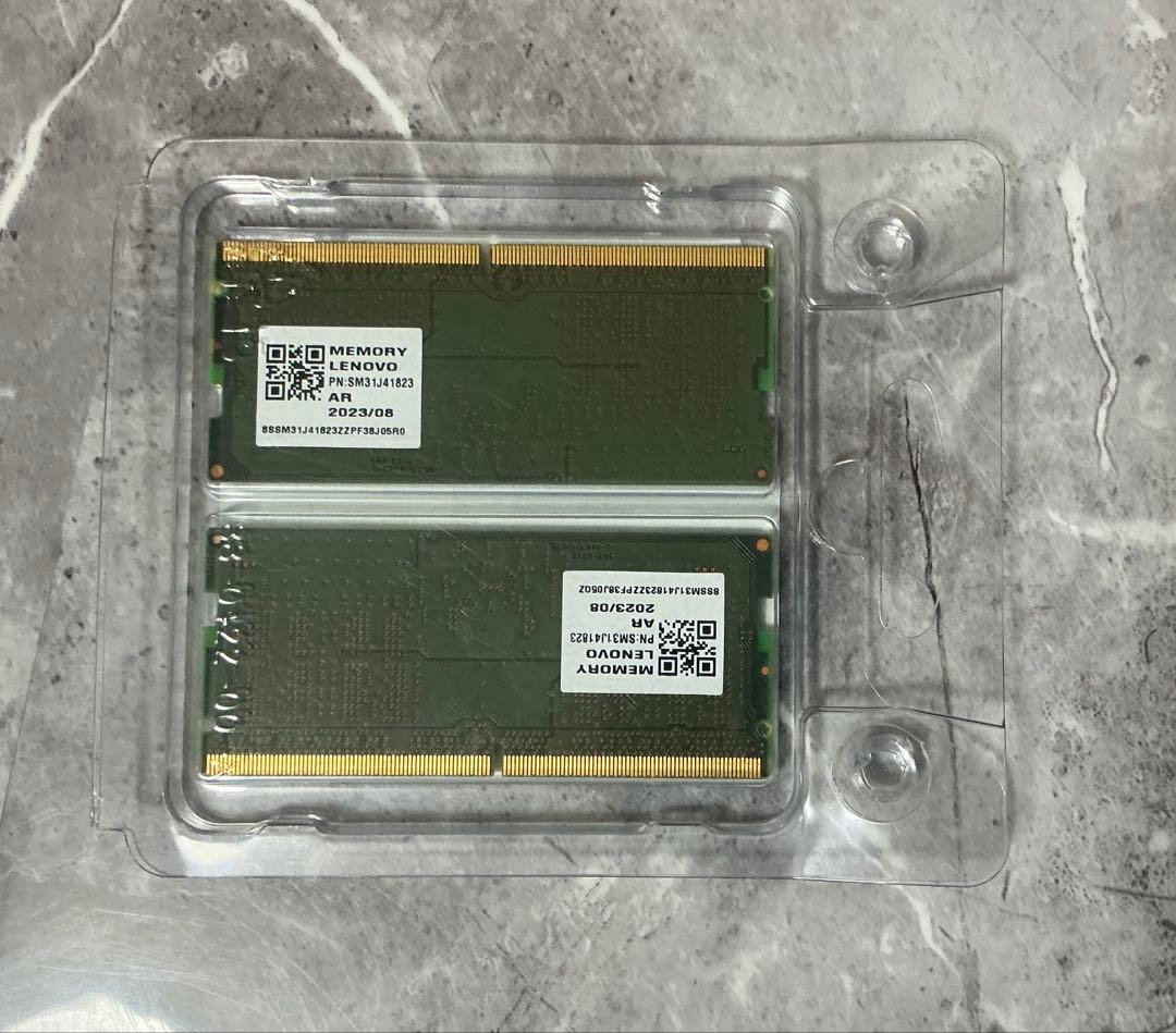 Micron 16GB DDR5 SODIMM 8GB ×2枚 2ヶ月使用