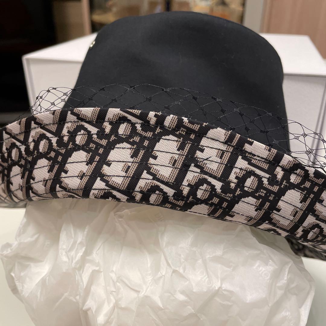 美品！DIOR チュールバケット Teddy-D ボブハット 59サイズ