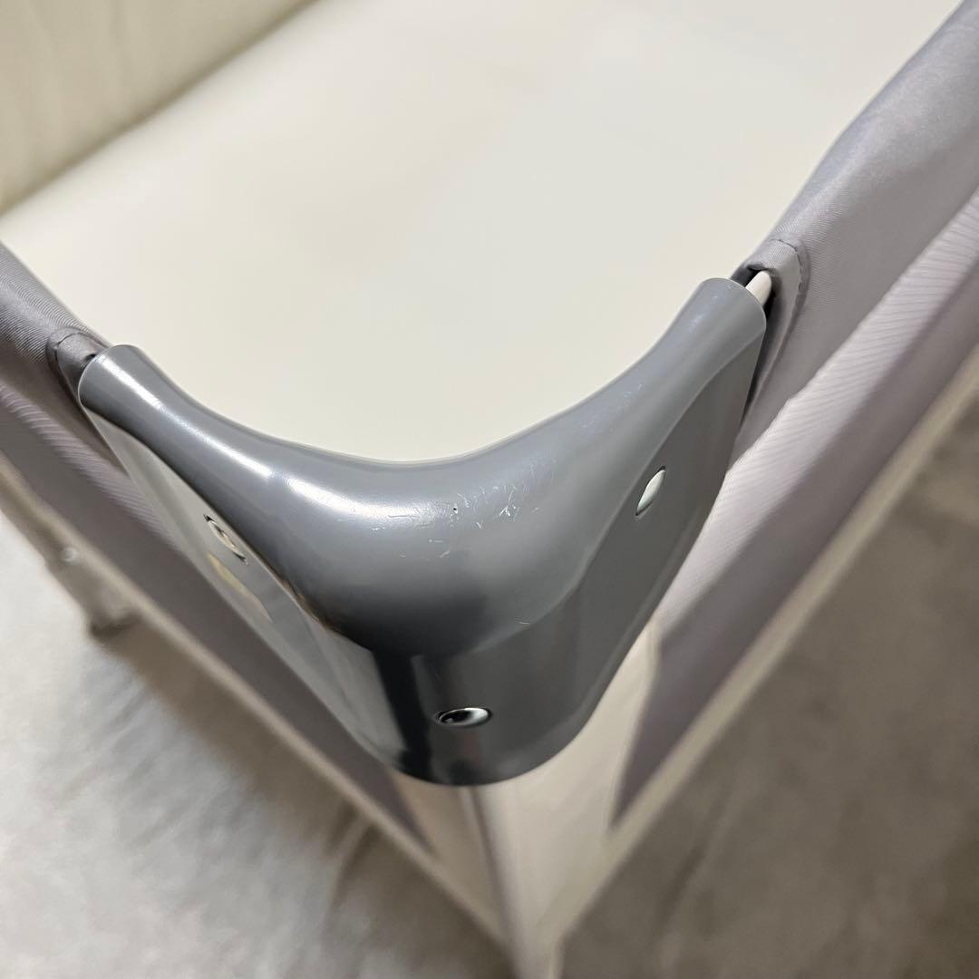 【美品】Aprica アップリカ ココネルエアーAB グレーベアー ベビーベッド