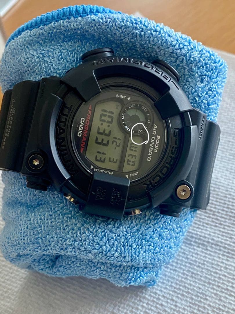 一馬　G-SHOCK フロッグマン DW-8200 メンインブラック