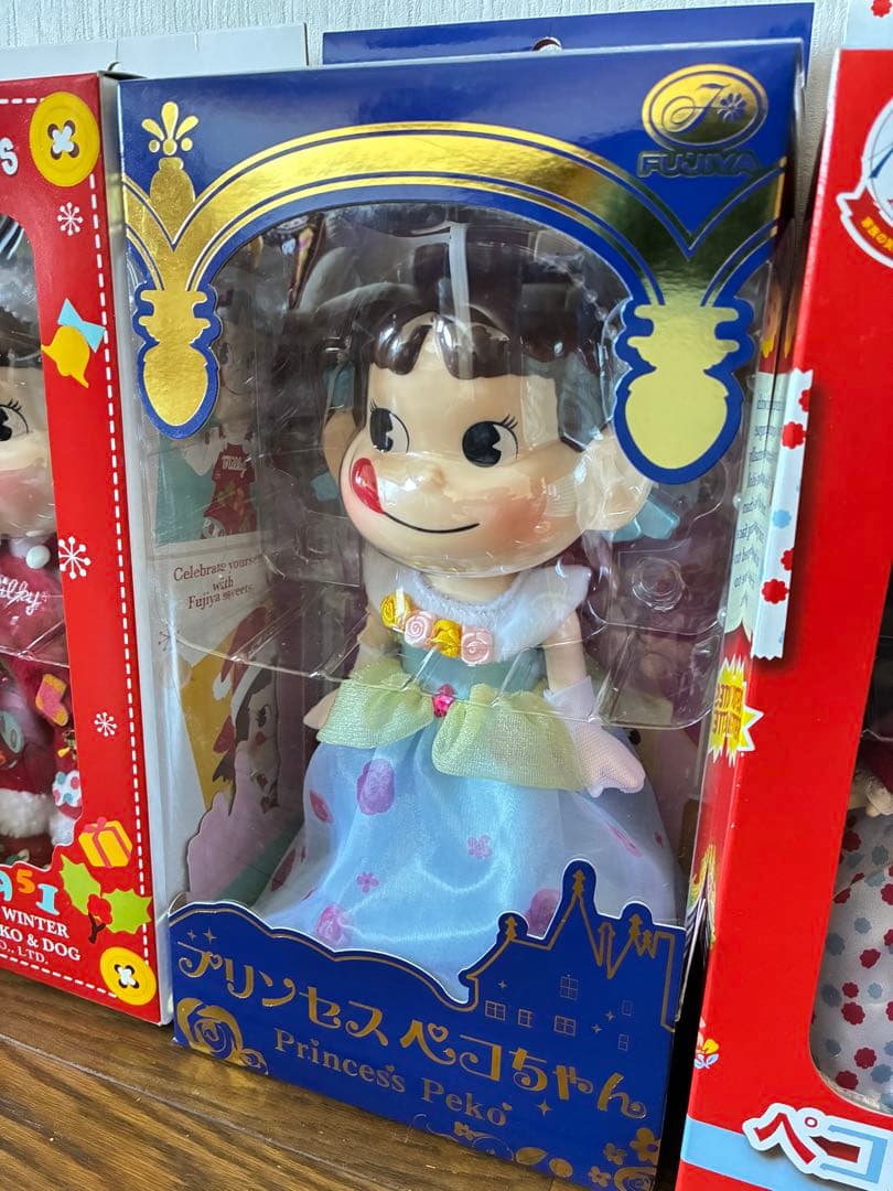 不二家 ペコちゃん　人形　10体セット　専用紙袋　ドール　FUJIYA