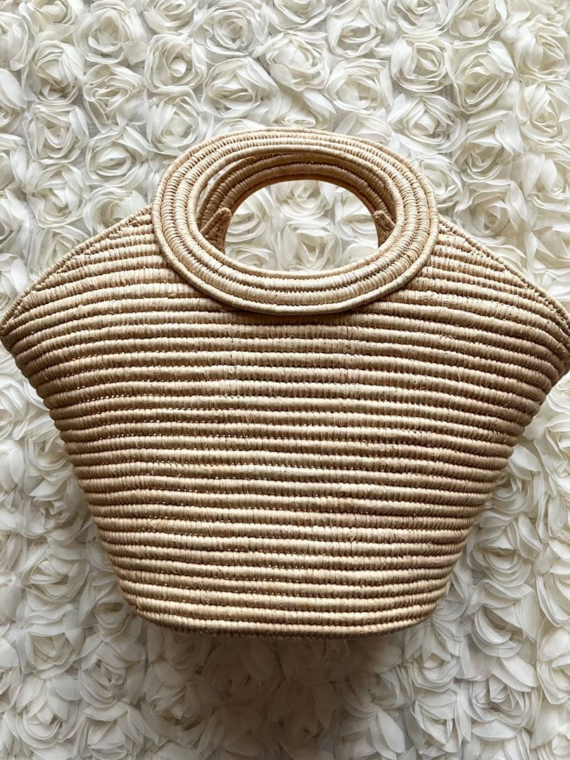 未使用品 新作 セリーヌCELINE ブレーテッドパニエ かごバッグ