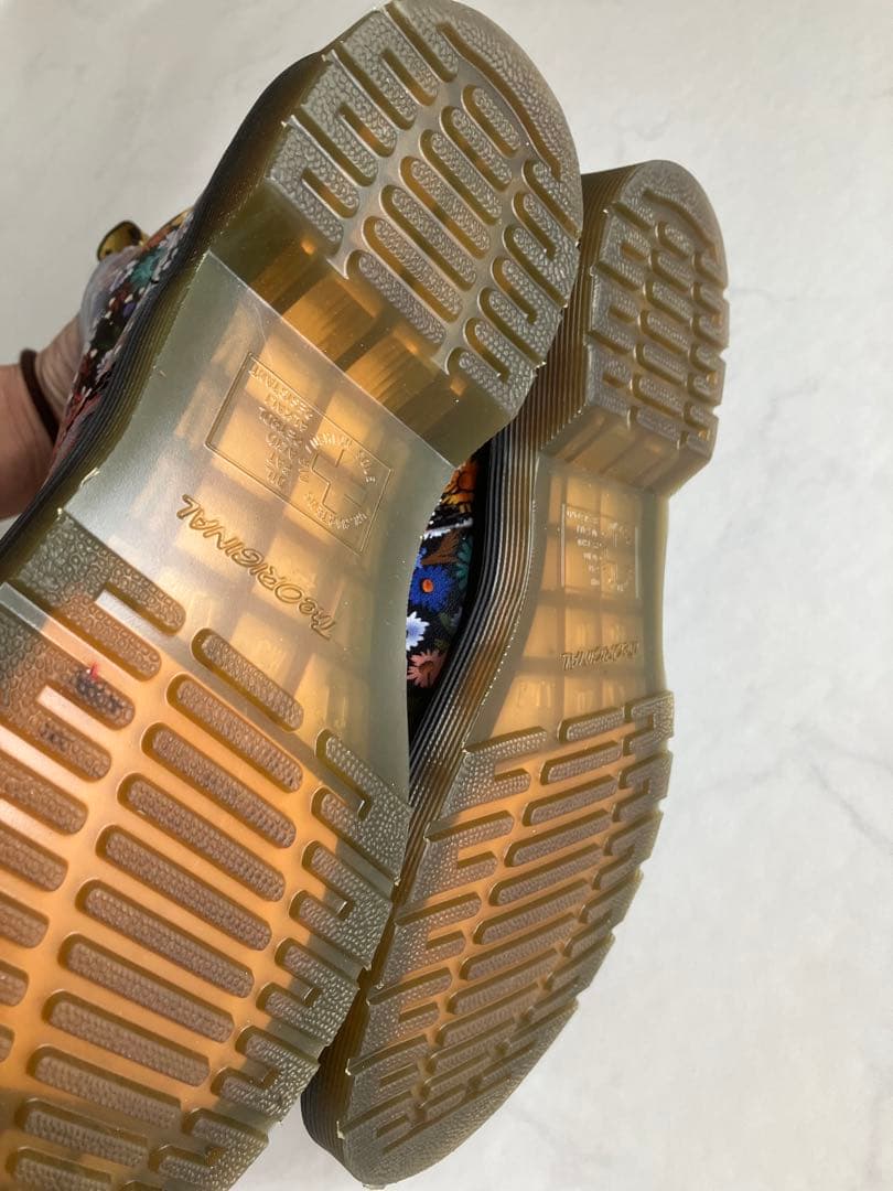 【未使用級】Dr.Martin　ドクターマーチン　花柄ブーツ US5 24cm