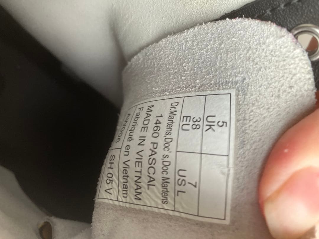 【未使用級】Dr.Martin　ドクターマーチン　花柄ブーツ US5 24cm