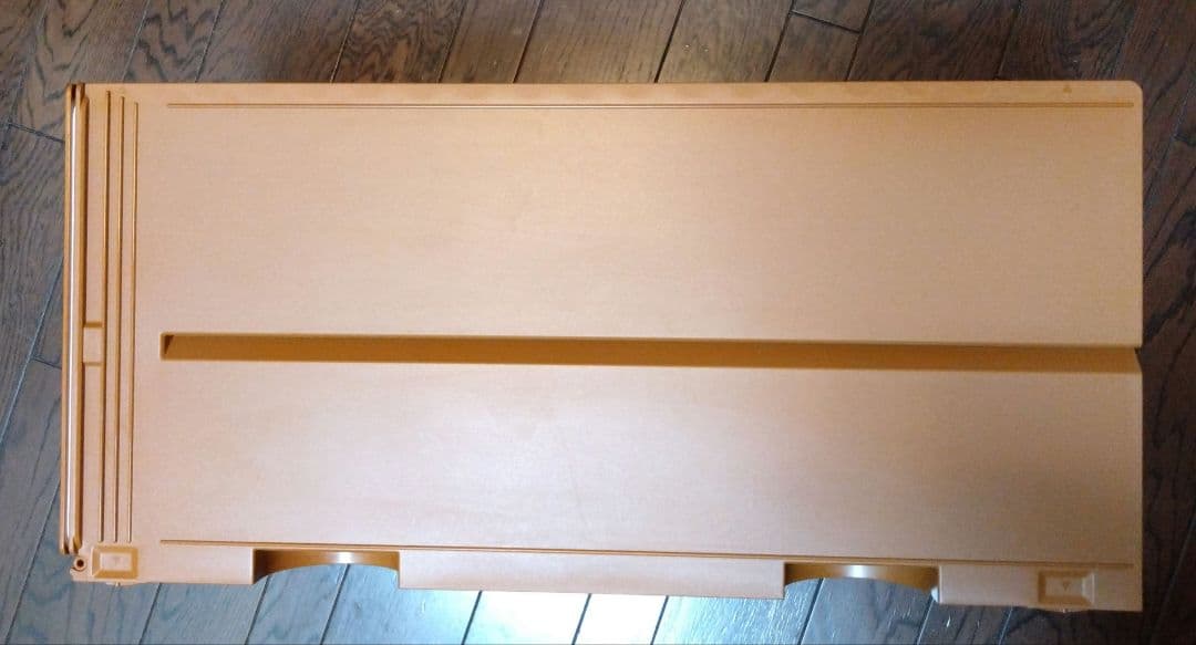 【写真追加】タッパーウェア スーパーチェスト 　2段　引き出し　セピア 【B】