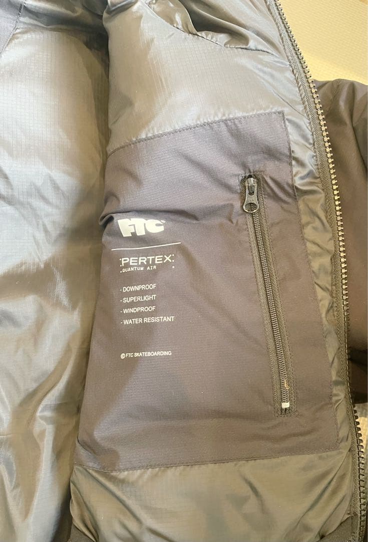 FTC新品PERTEX® HOODED PUFFY JACKET（BLACK）