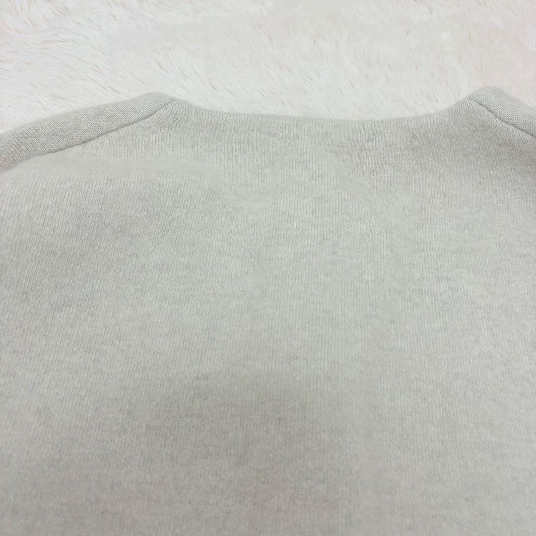 人気✨ビアズリー 洗える ニット コート カーディガン アイボリー ノーカラー