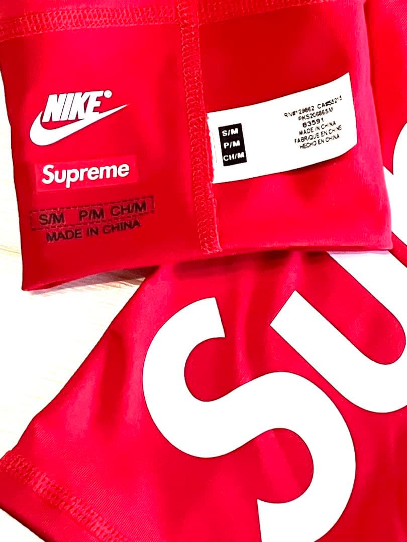 Supreme®︎ × NIKE®︎ SHOOTER SLEEVES Red/SM