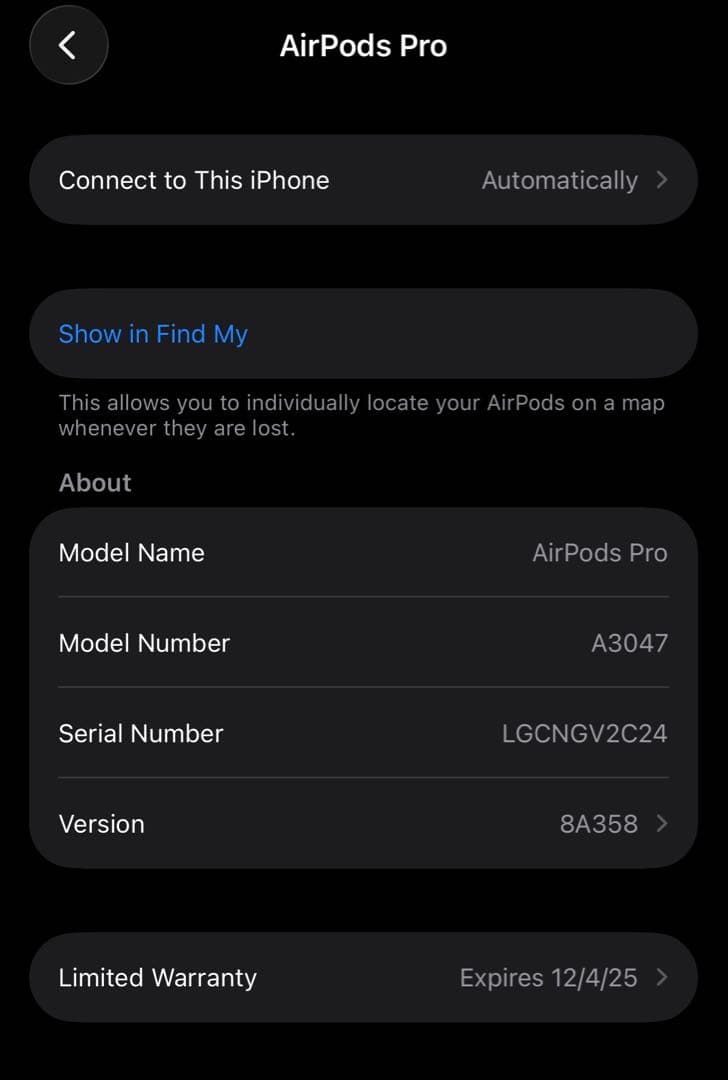AirPods Pro2 USB-C 保証期間残有り