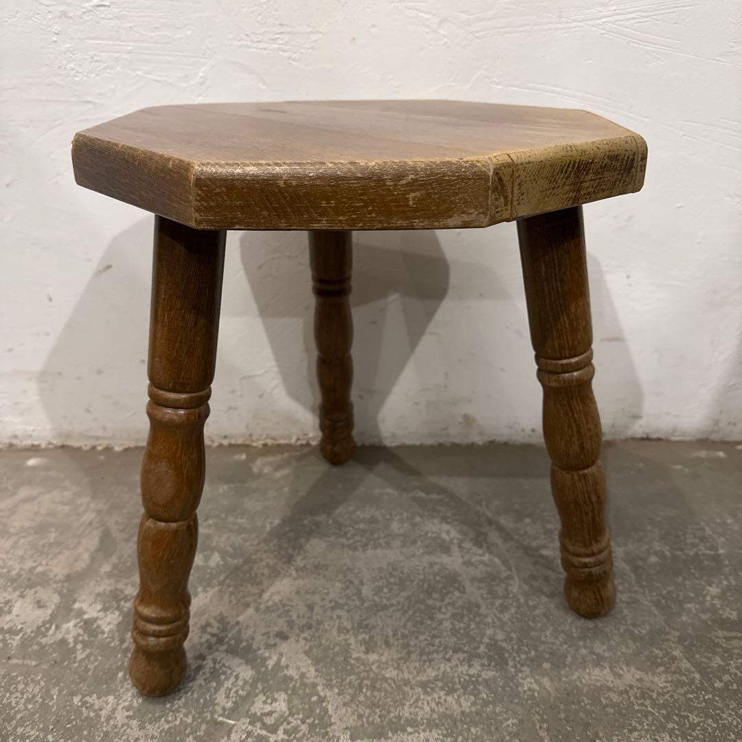 年末年始saleヴィンテージ　木製サイドテーブル　花台