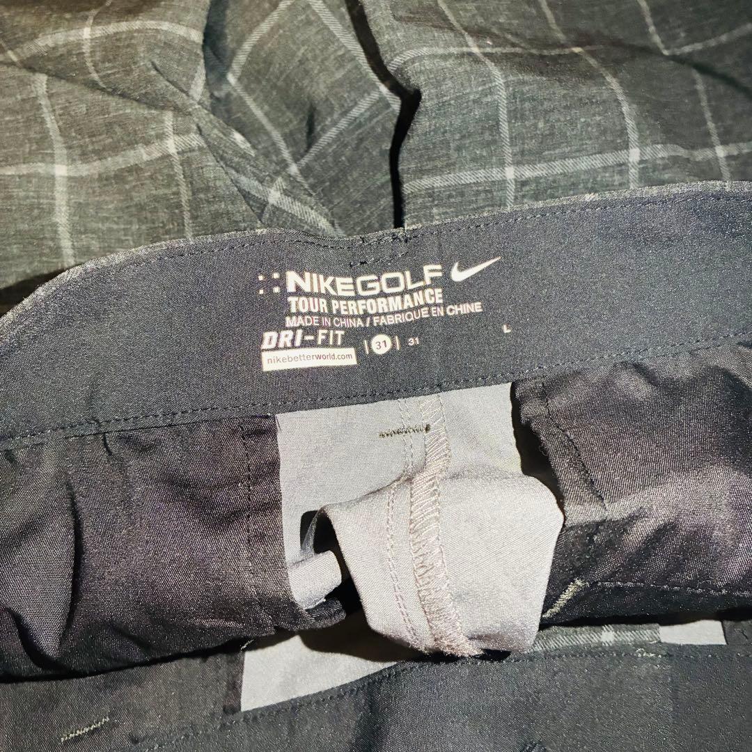 未使用級　NIKE GOLF ナイキゴルフ　チェック柄　ツアーモデル　最高級
