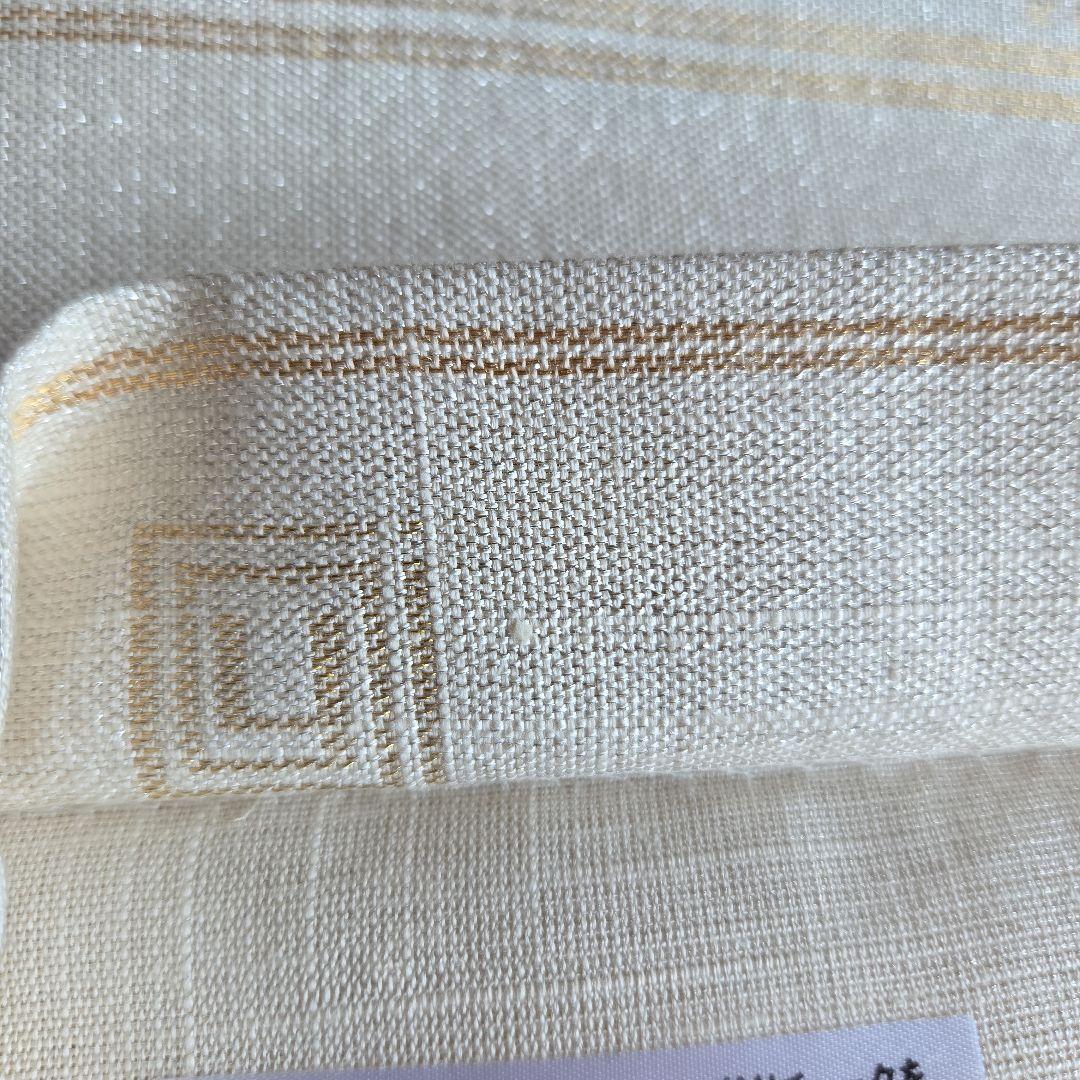 上品な織と煌めき　華文様の袋帯